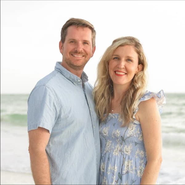 Kyle Kozloski with his wife Nicki
